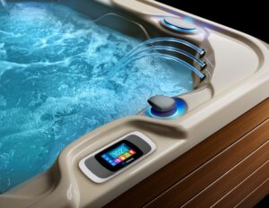 Hot tub control panel